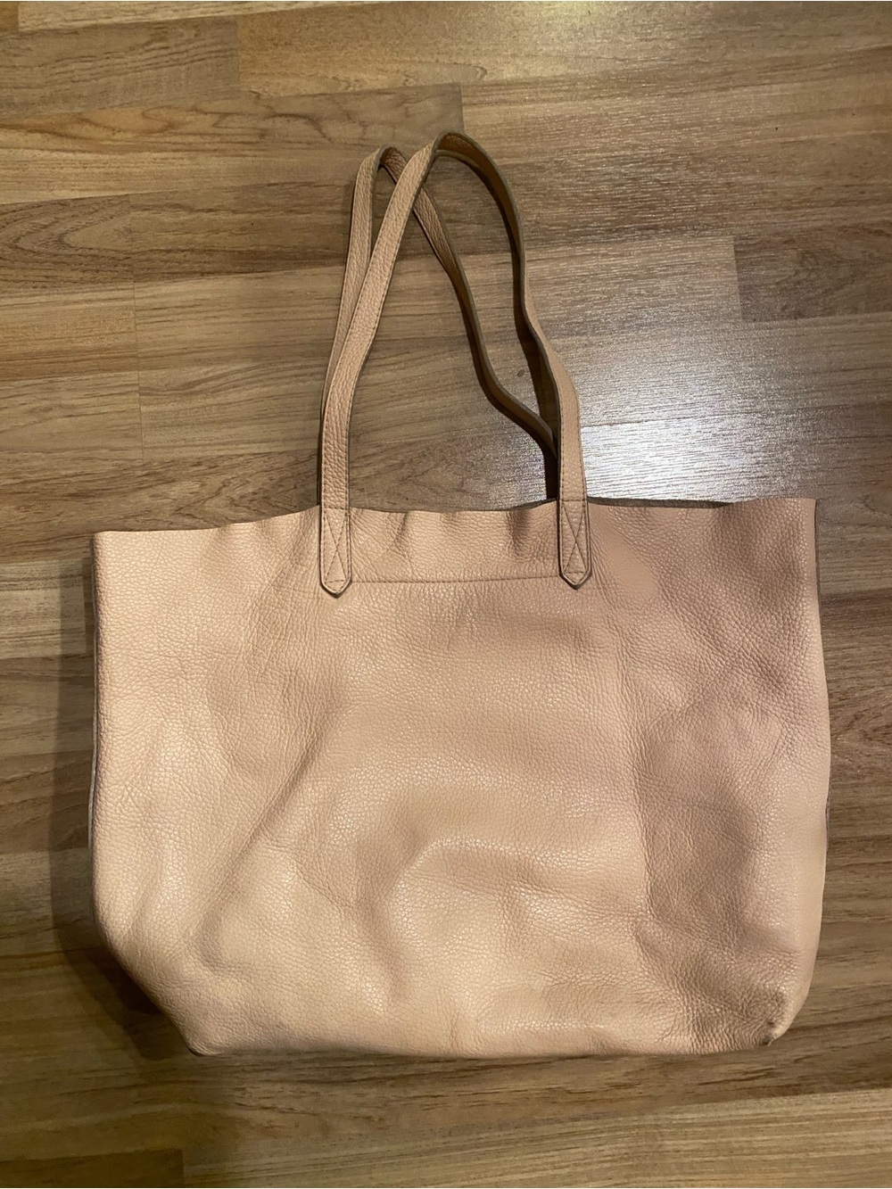 Cuyana Classic Nude Leather Tote Bag - AS IS